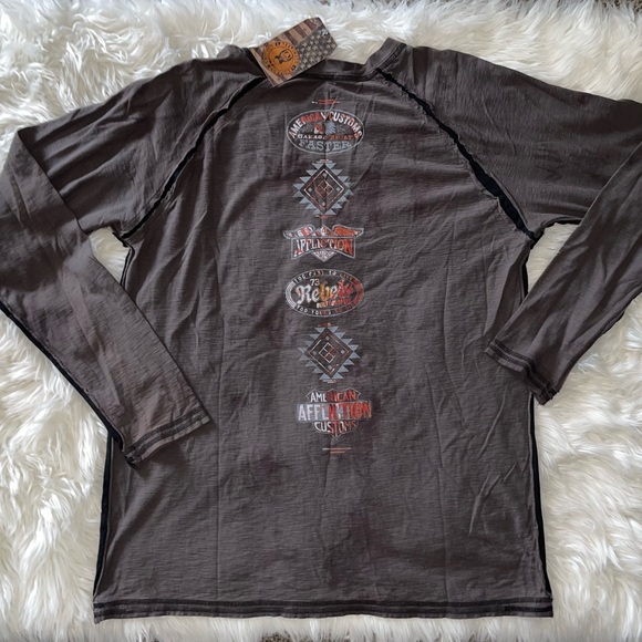 Affliction Long Sleeved Tee.     XXL - Picture 9 of 12